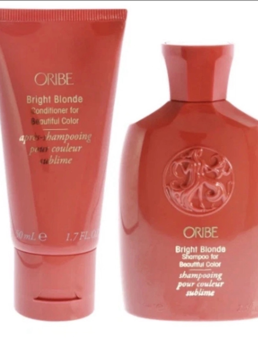 Oribe Bright Blonde Shampoo/Conditioner for Beautiful 75 ml & Conditioner 50 ml